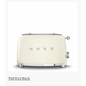 SMEG 2 slice toaster, cream